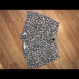cheetah print shorts